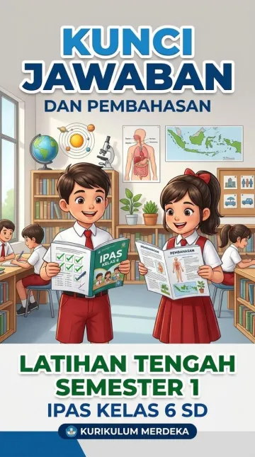 Kunci Jawaban dan Pembahasan Latihan Tengah Semester 1 IPAS Kelas 6