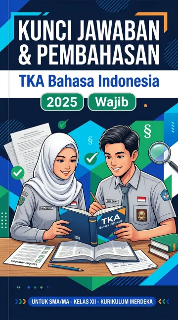 Kunci Jawaban dan Pembahasan TKA Bahasa Indonesia SMA 2025 - Wajib