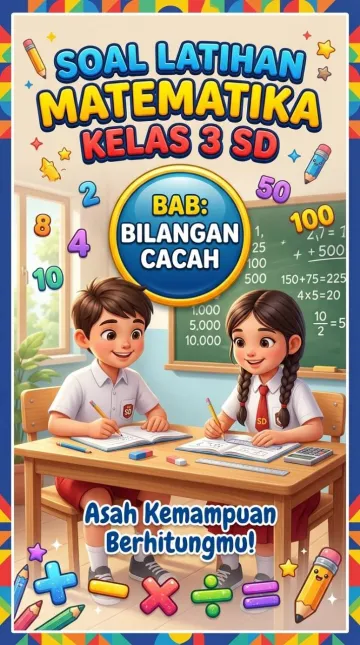 Soal Latihan Matematika Kelas 3 SD: Bilangan Cacah