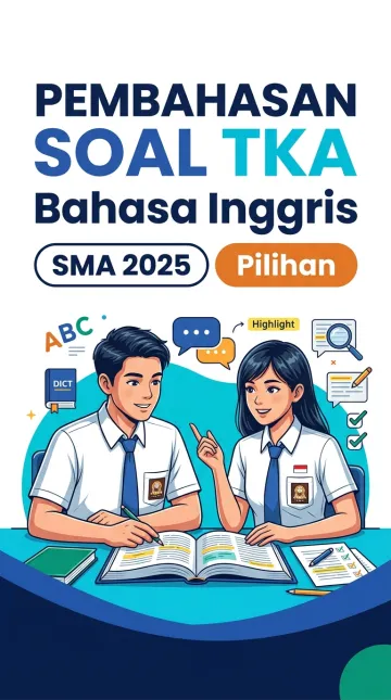 PEMBAHASAN SOAL TKA Bahasa Inggris SMA 2025 Pilihan