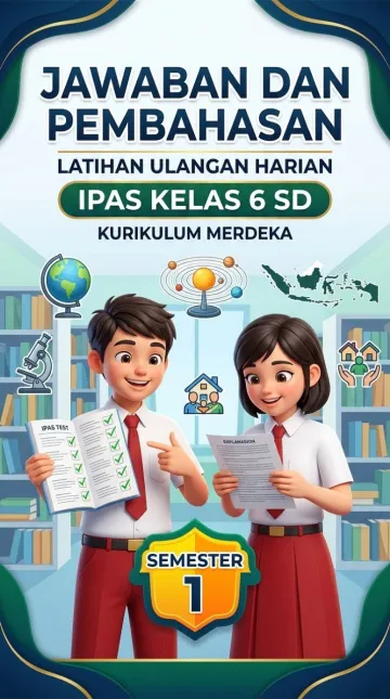 Jawaban dan Pembahasan Latihan Ulangan Harian IPAS Kelas 6 Semester 1