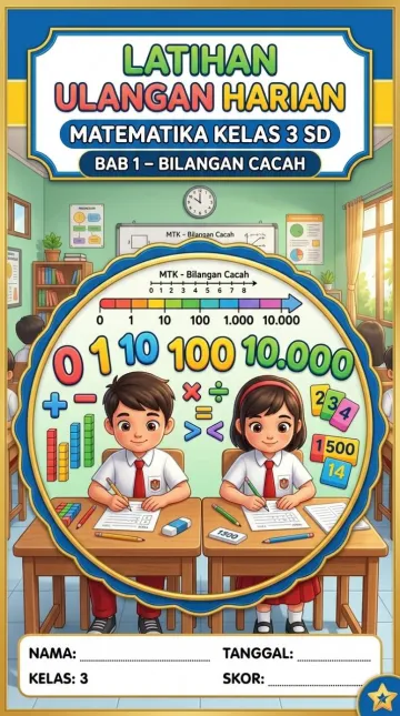 Latihan Ulangan Harian Kelas 3 SD: Bilangan Cacah Bab 1