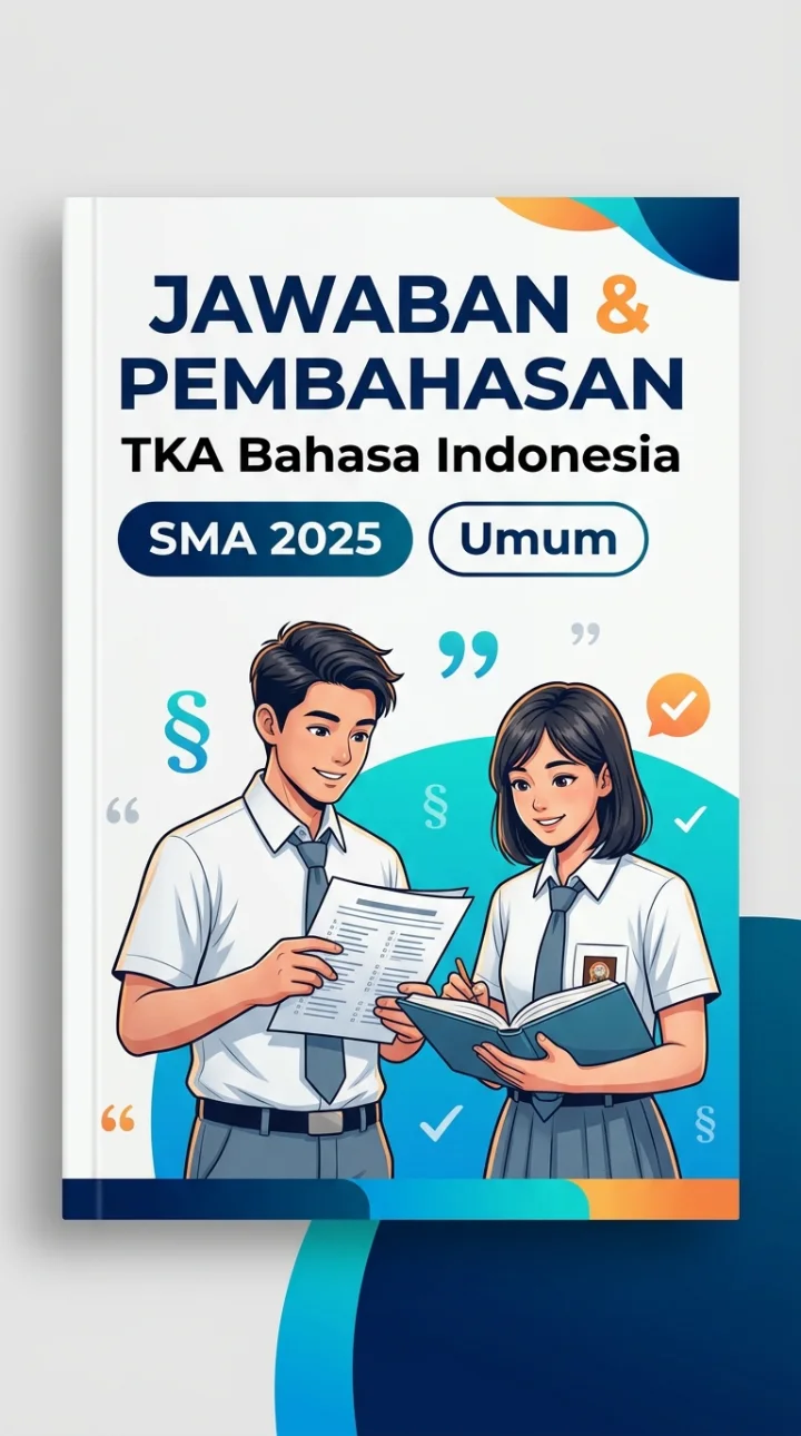 Kunci Jawaban dan Pembahasan Lengkap TKA Bahasa Indonesia (Pilihan) SMA/MA/SMK Tahun 2025