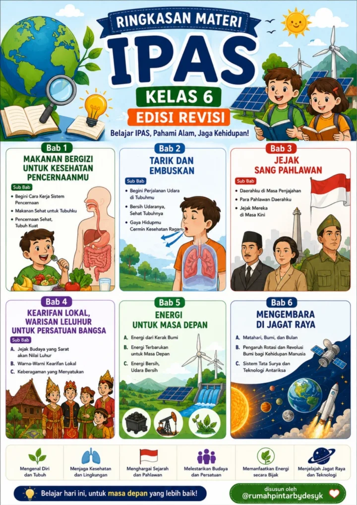 Rangkuman Kls 6   IPAS   2