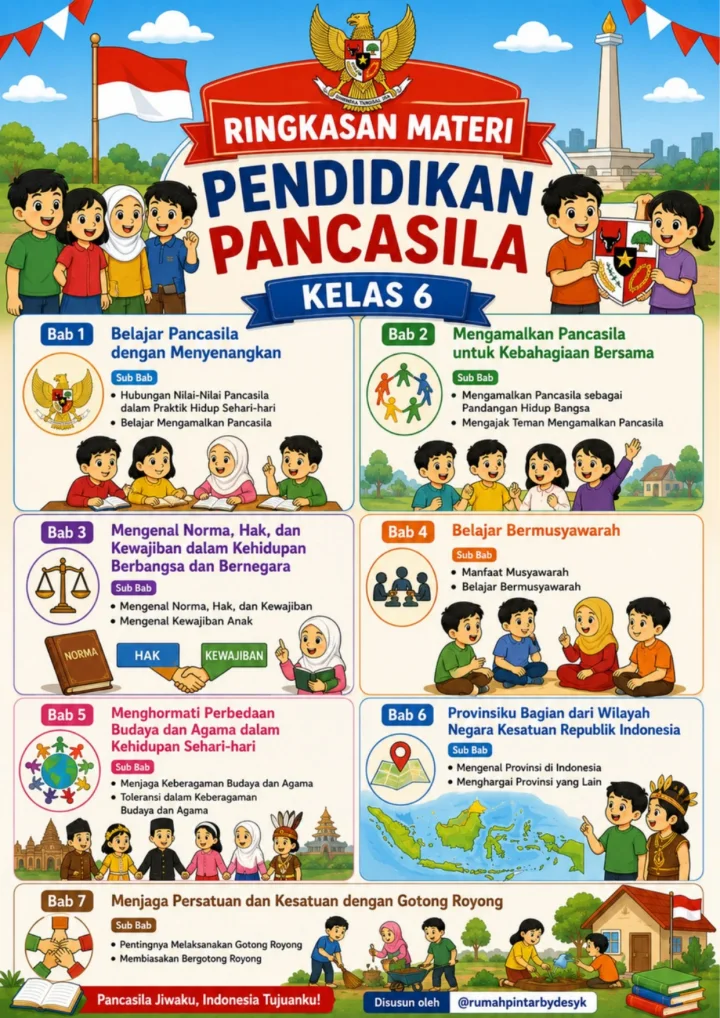 Rangkuman Kls 6   Pend Pancasila