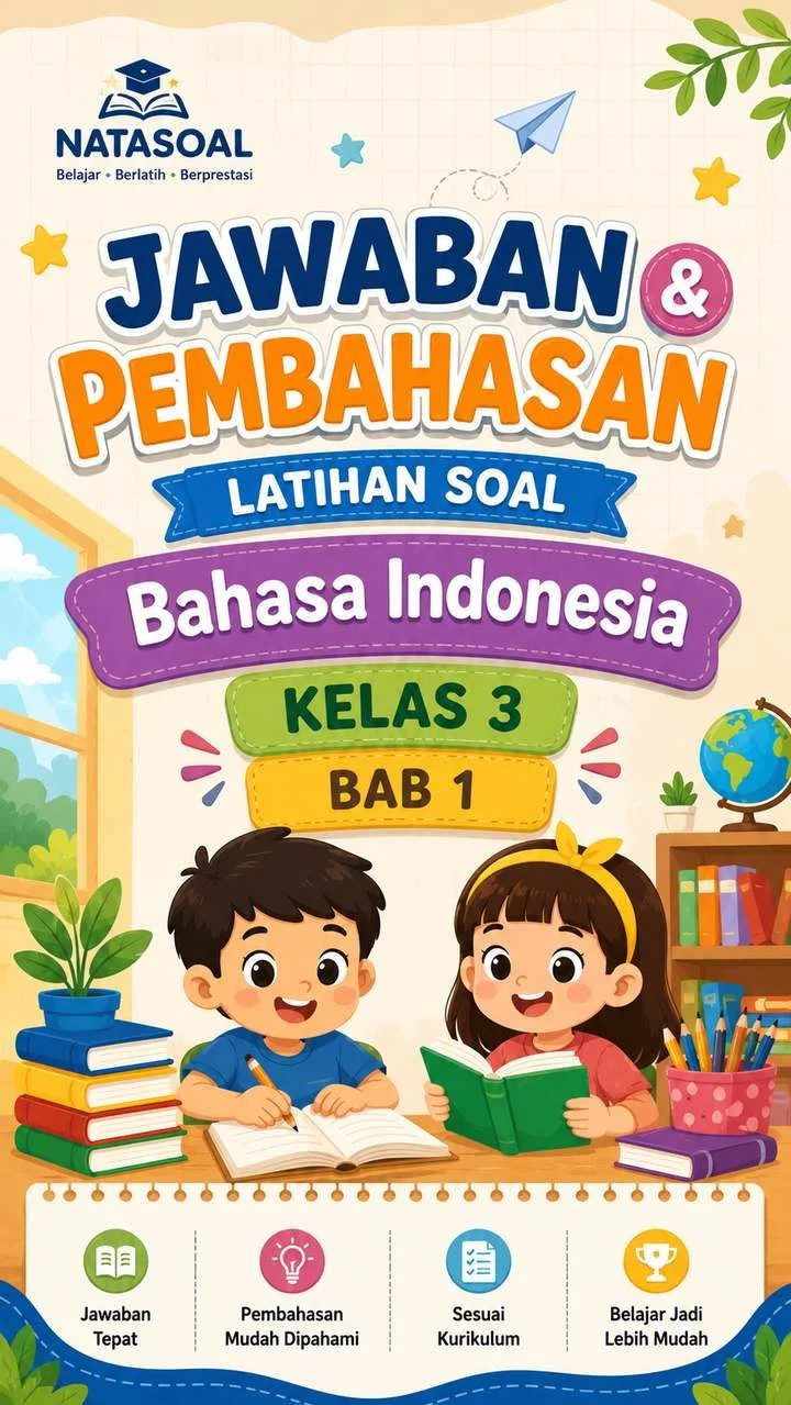 Jawaban dan Pembahasan Latihan Soal Bahasa Indonesia Kelas 3 - Bab 1
