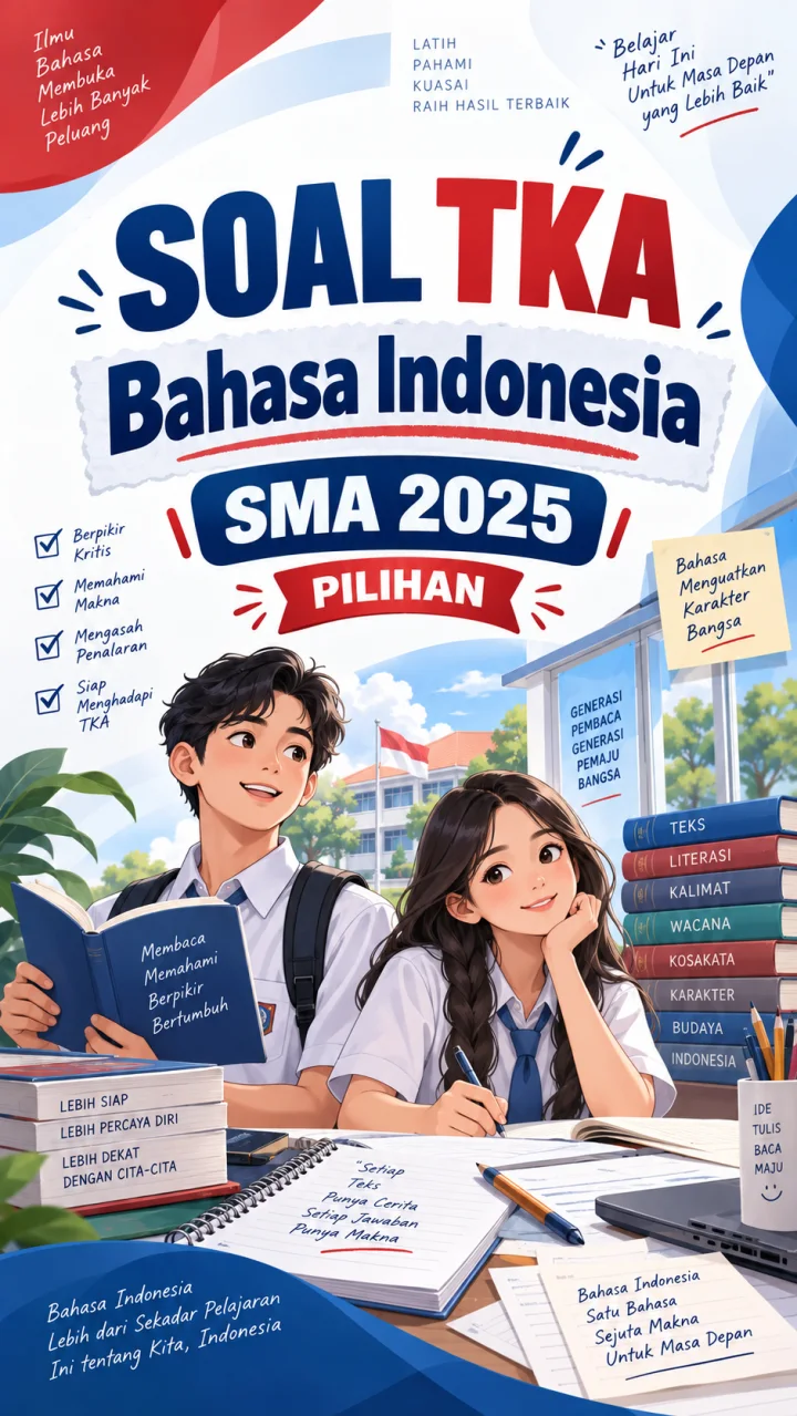 Soal TKA Bahasa Indonesia (Pilihan) SMA 2025 pilihan