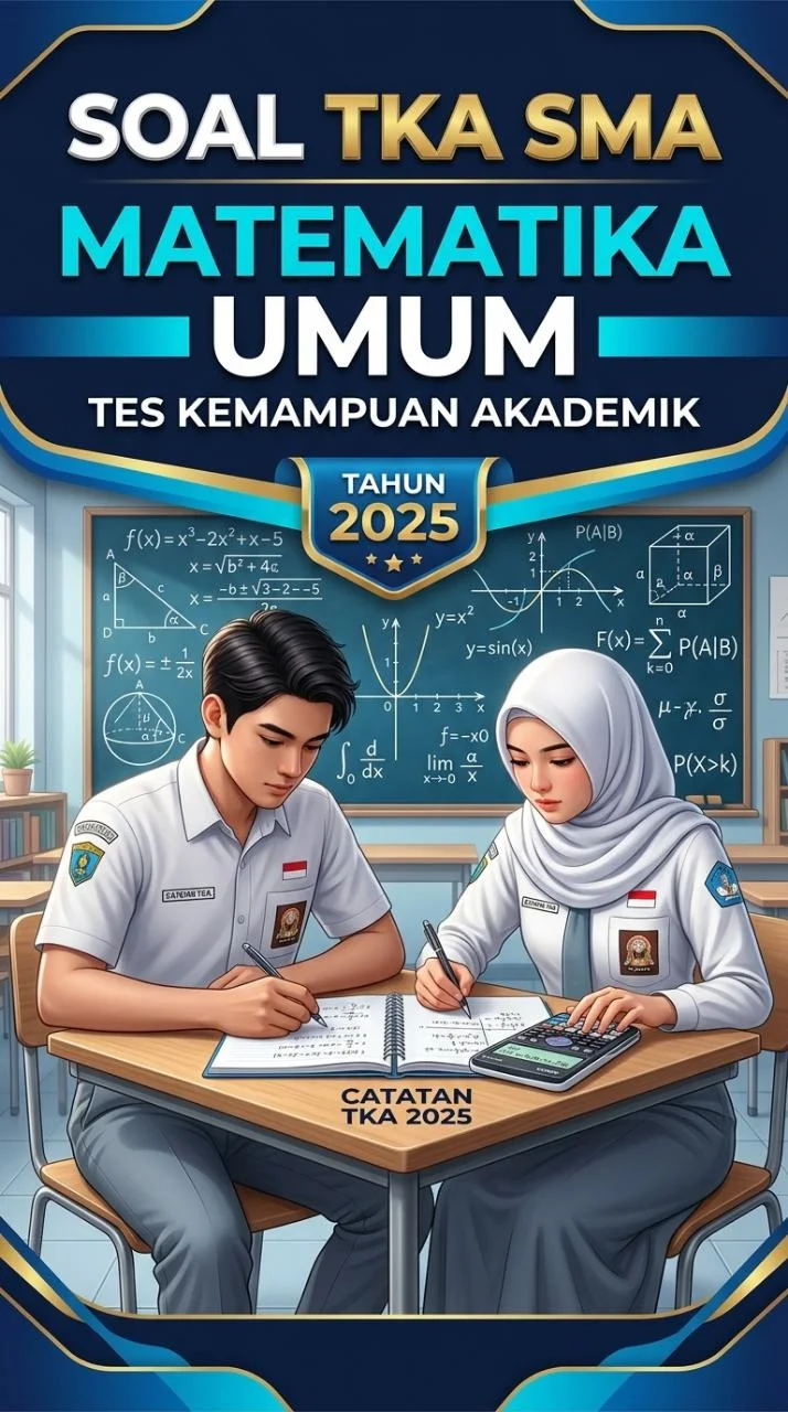 Soal Asli  TKA Matematika Umum SMA 2025