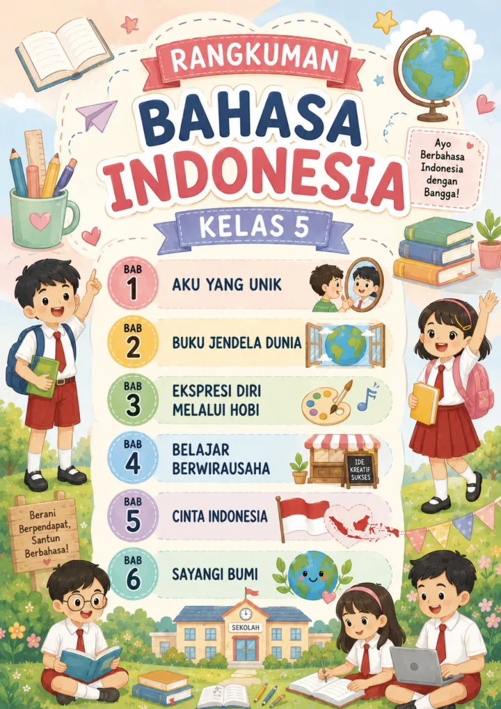 Rangkuman Kls 5   B Indonesia
